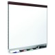 Quartet 895X635﻿ Prestige 2 Porcelain Mahogany Whiteboard